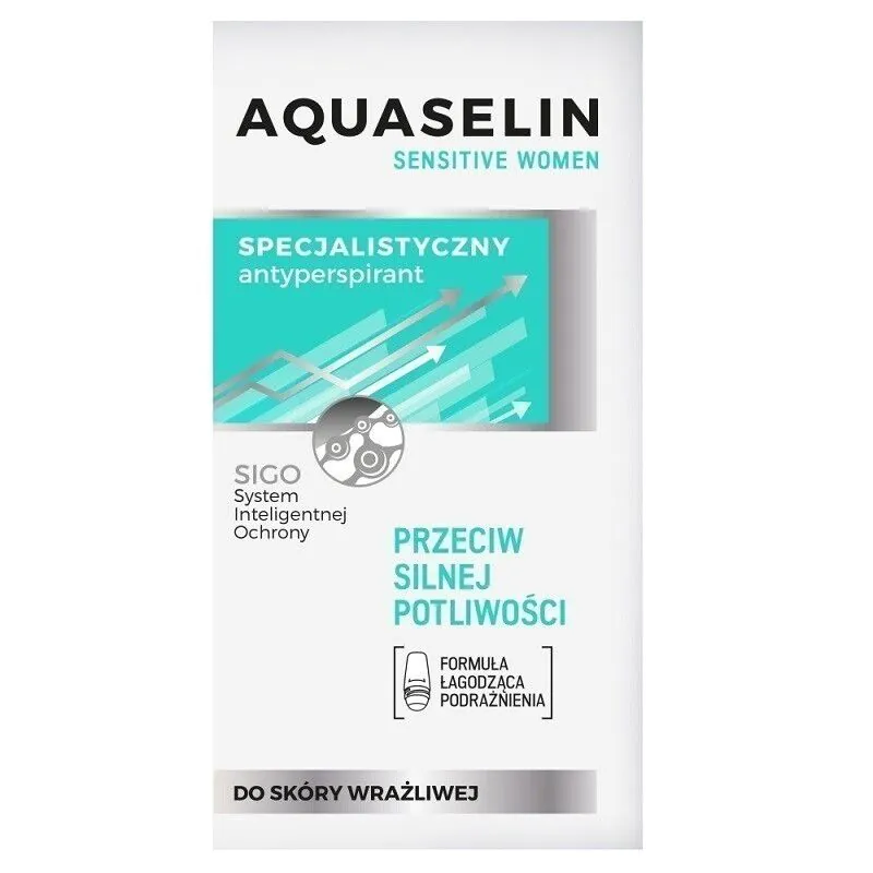 Desodorante Aquaselin Ap Sensitive para transpiração excessiva