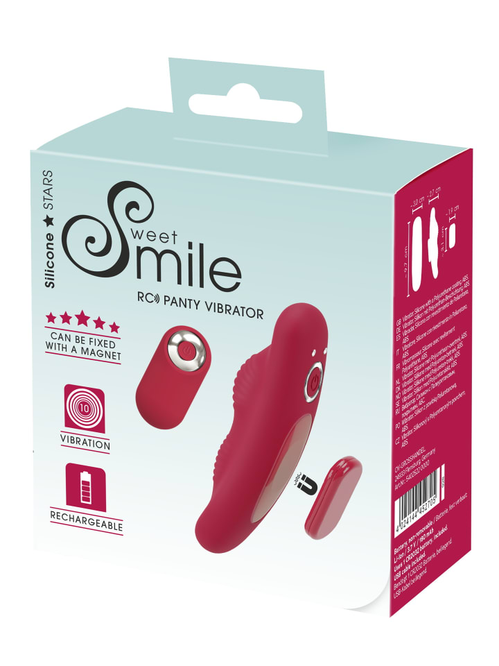 Sweet Smile Panty Vibrator RC Panty Vibrator in rot günstig kaufen 9,5
