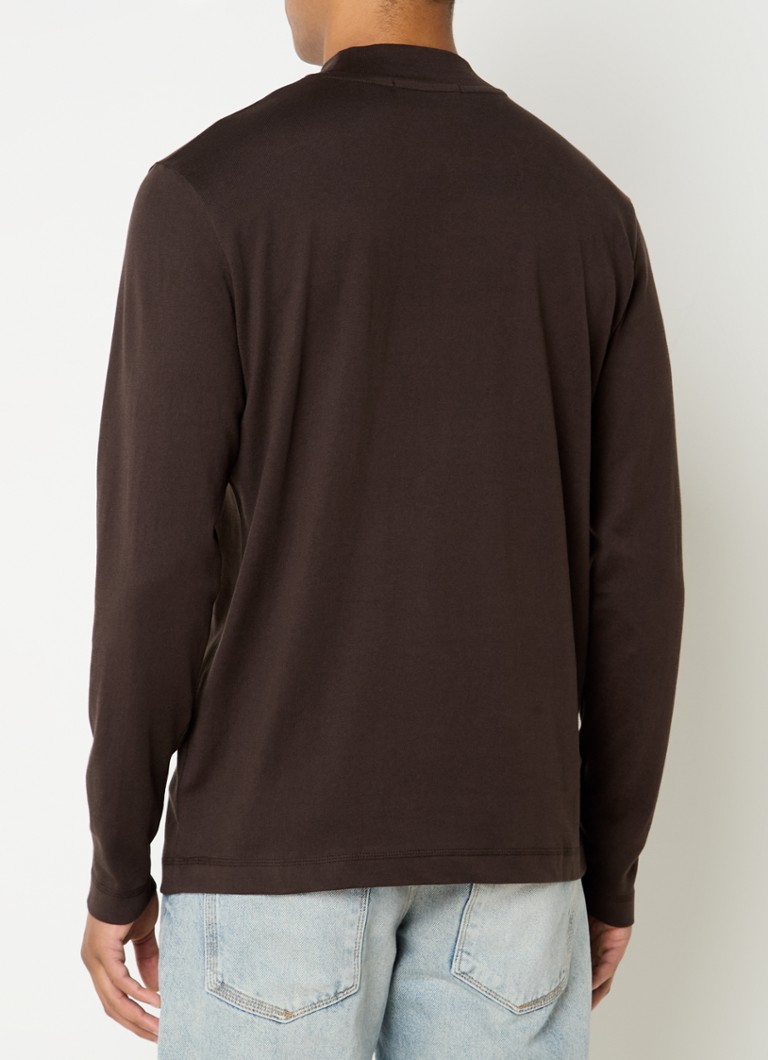 Camicia a maniche lunghe DRYKORN Moritzo con colletto alla coreana.