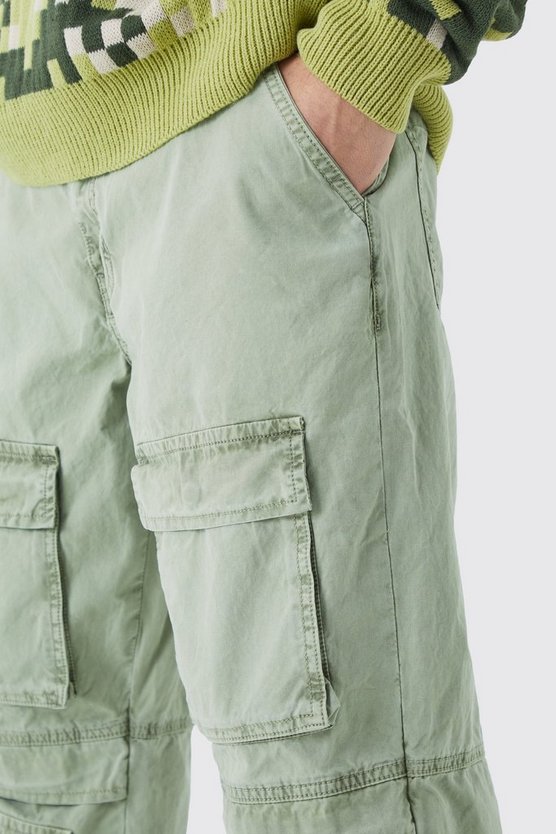 Lockere Cargo-Hose mit Acid-Waschung