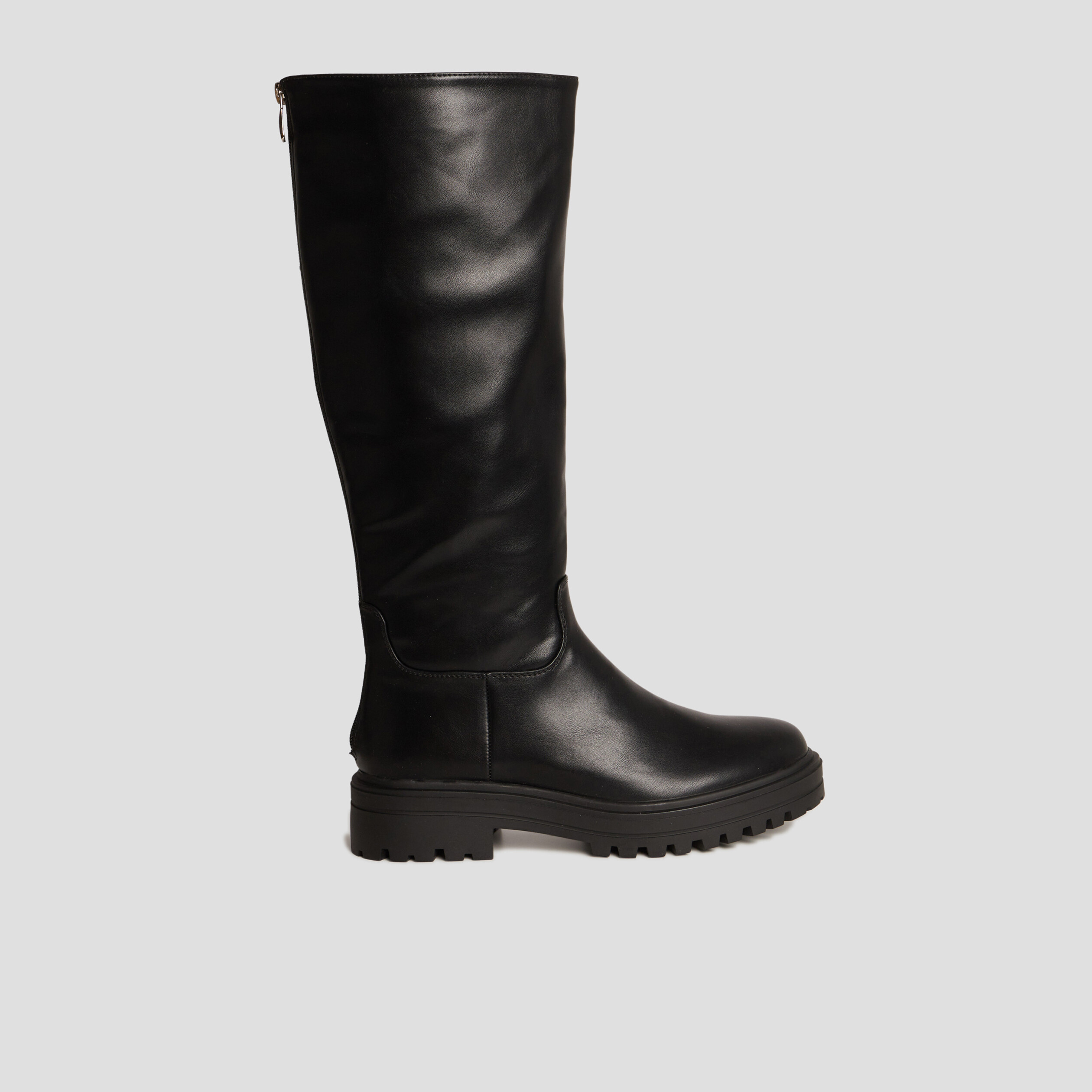 Bottes semelle chunky noir femme | La Halle