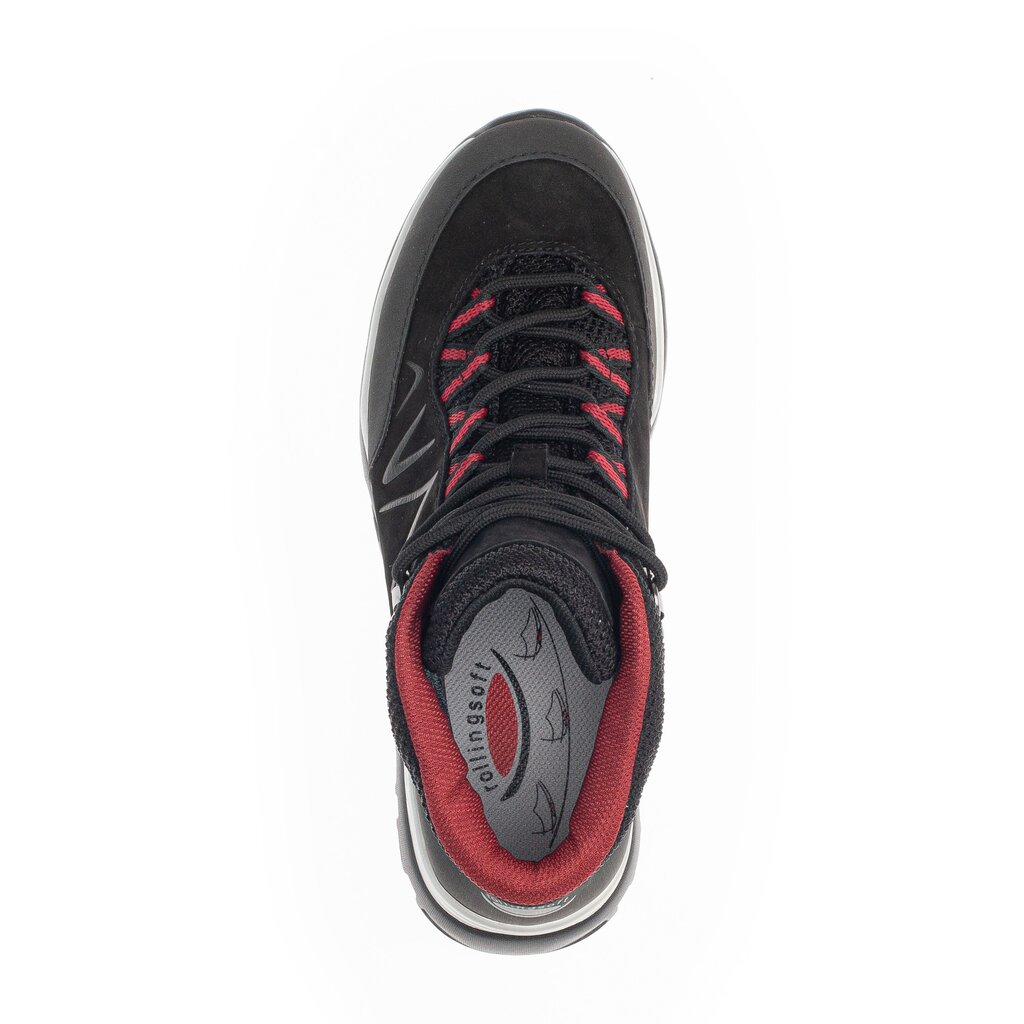 rollingsoft Schnürstiefelette schwarz