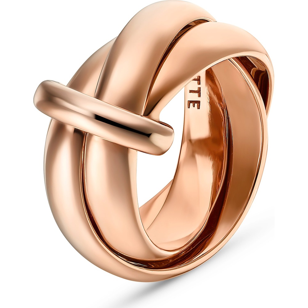 Jette Bague pour femme 925 Argent or rose Bague