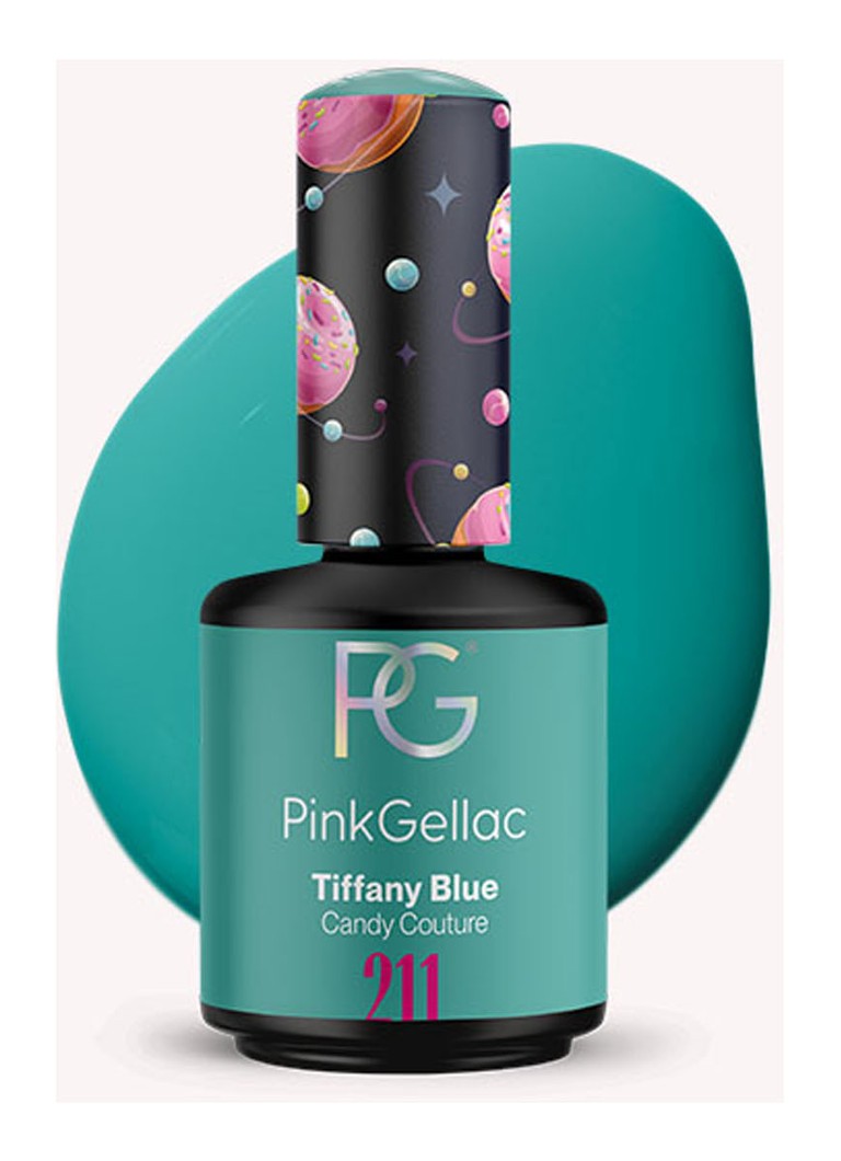 Pink Gellac 211 Tiffany Blue - gēla nagu laka