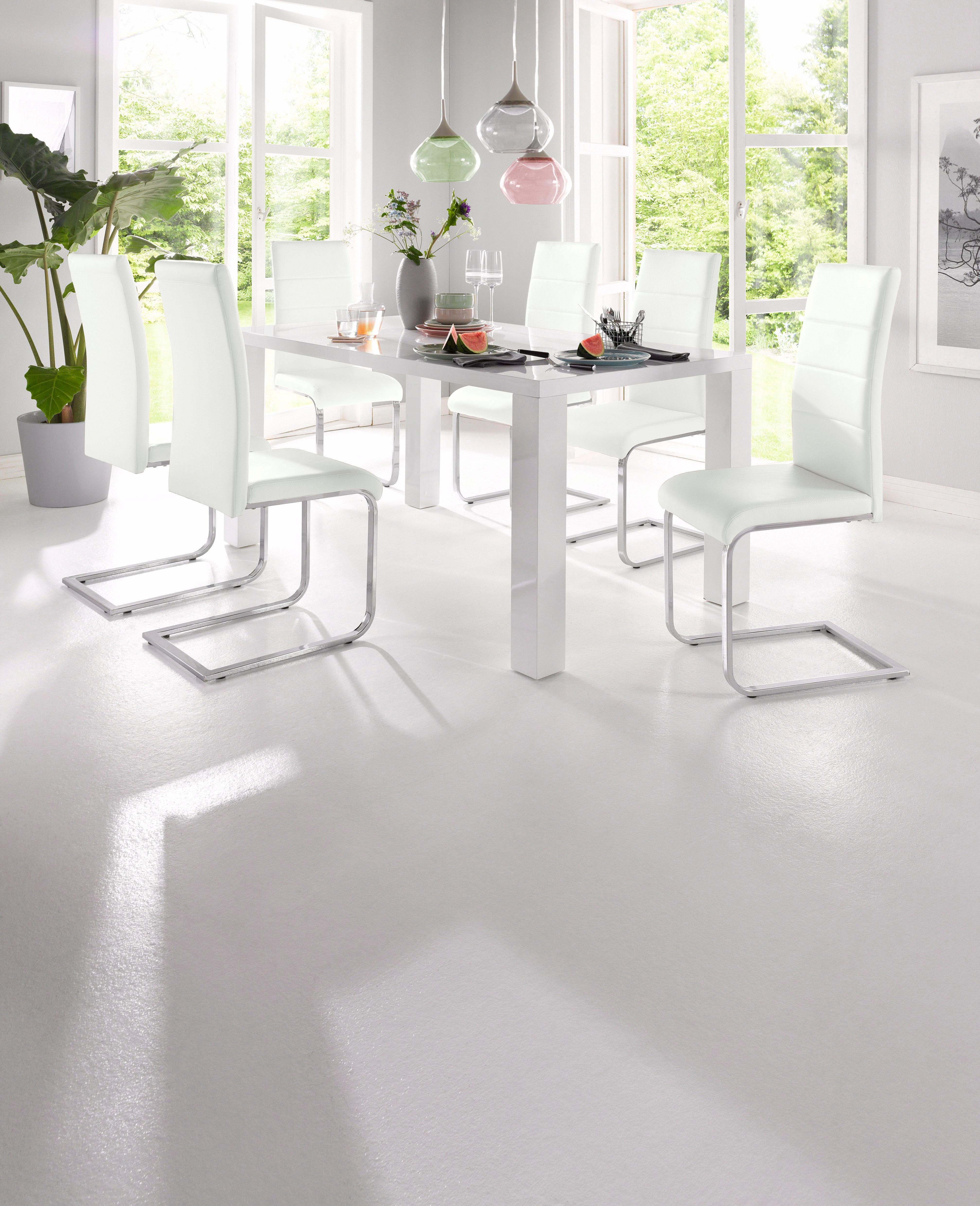 INOSIGN Freischwinger Josy (Set, 2 St), Bezug in Kunstleder, verchromtes Metallgestell