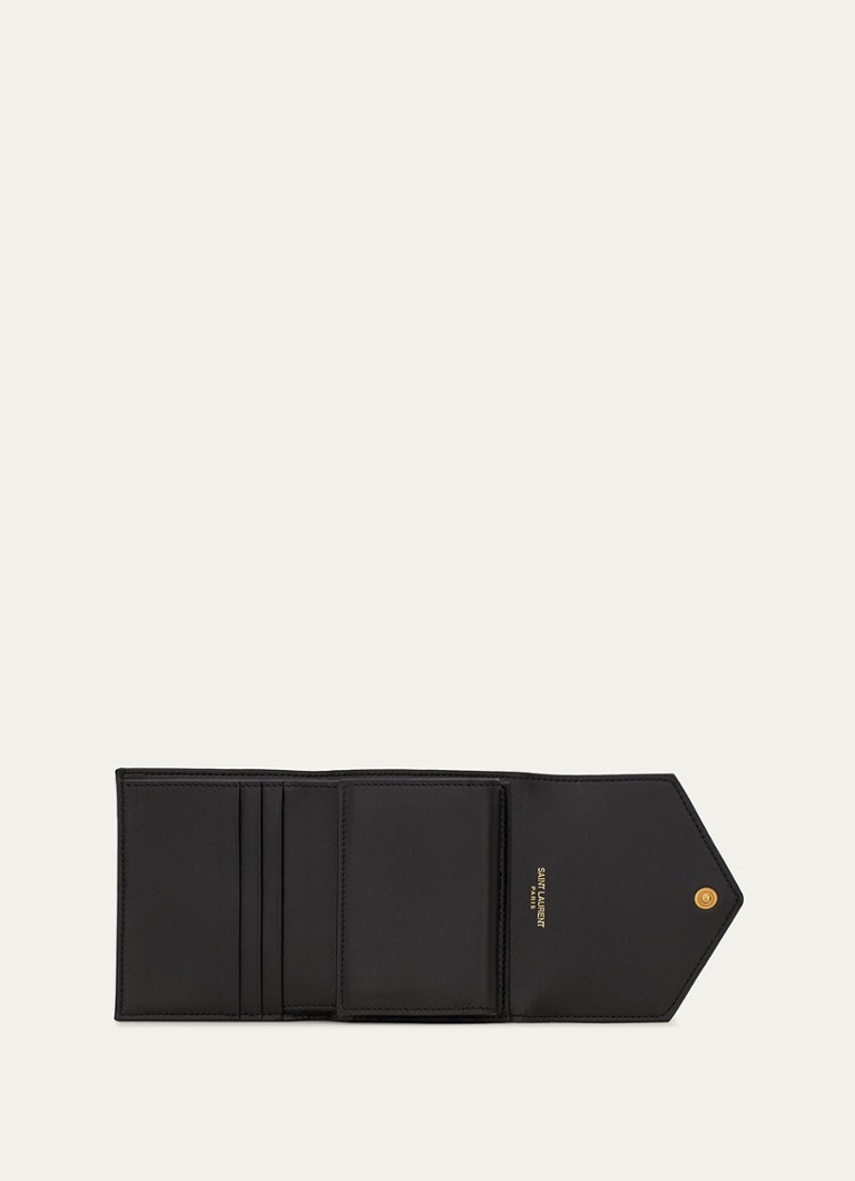 Saint Laurent Cassandre Matelasse veršio odos piniginė
