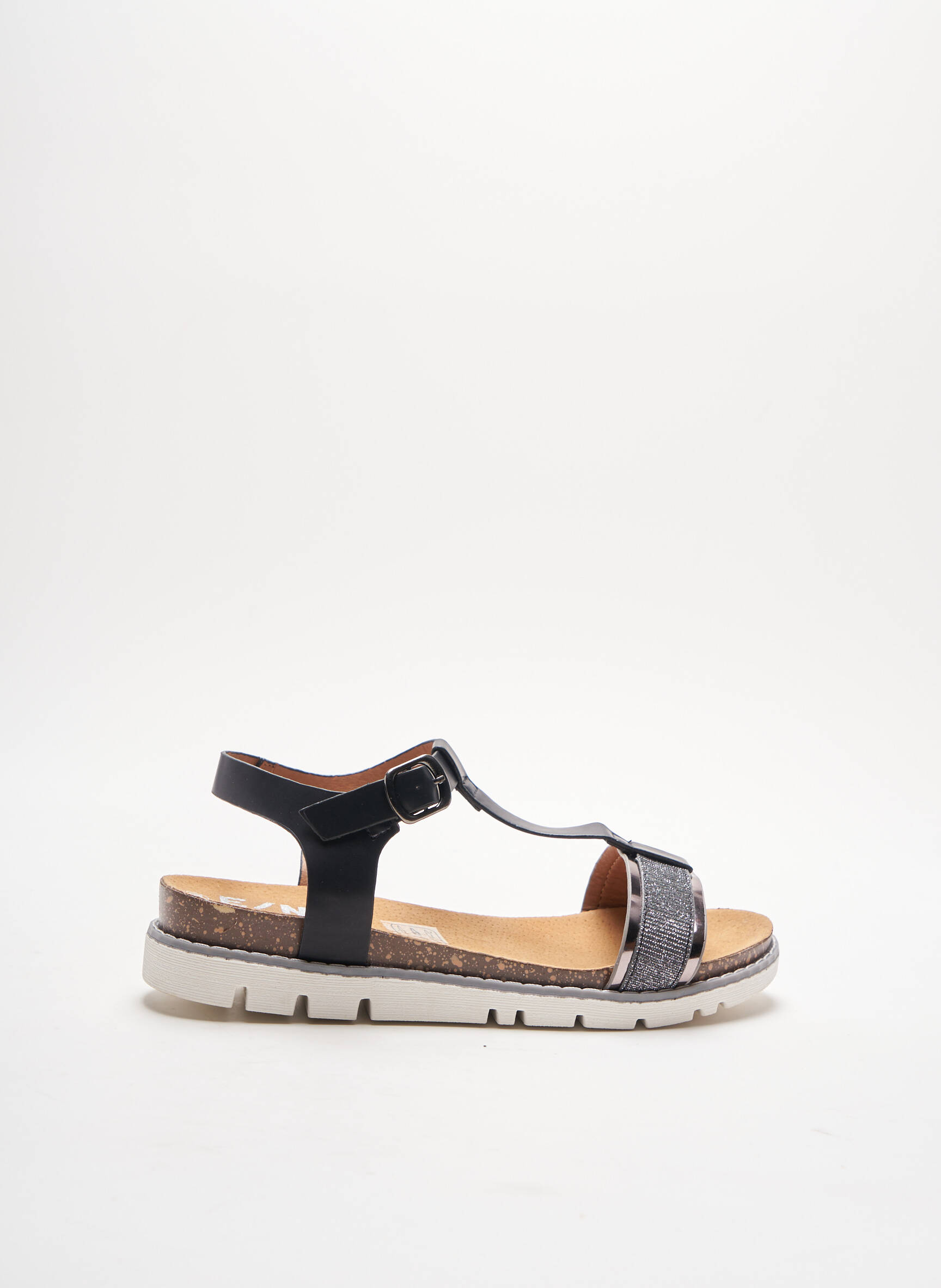 Elue Par Nous Sandales Nu Pieds Femme couleur gris