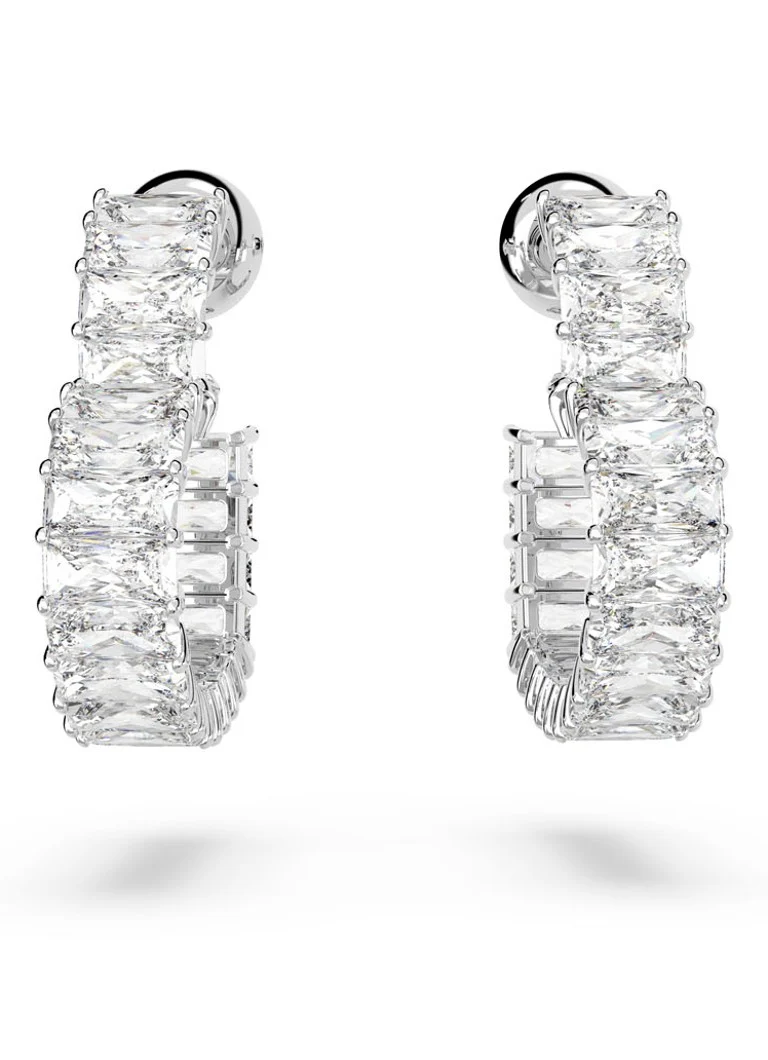 Swarovski MATRIX PE HOOP HRT S BIANCO/RHS