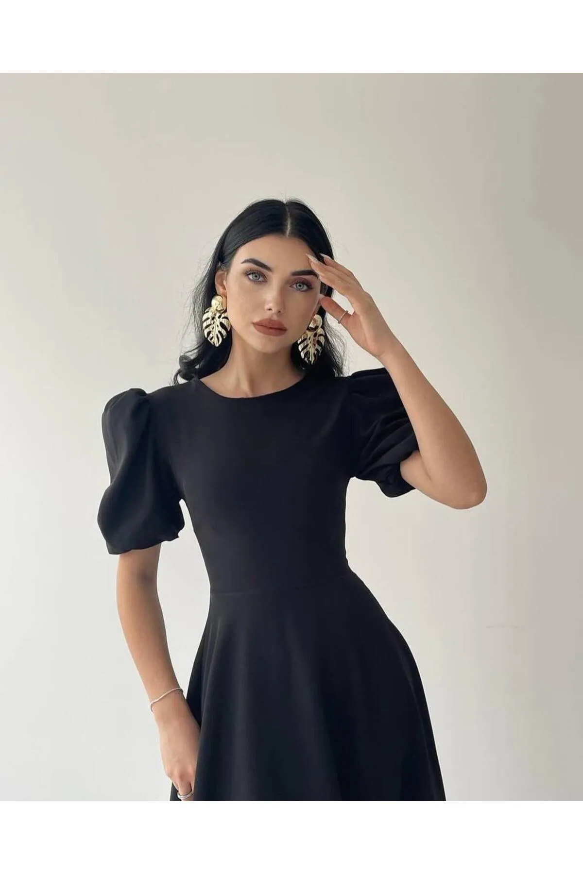 SONREİR  Kleid - Schwarz - A-Linie