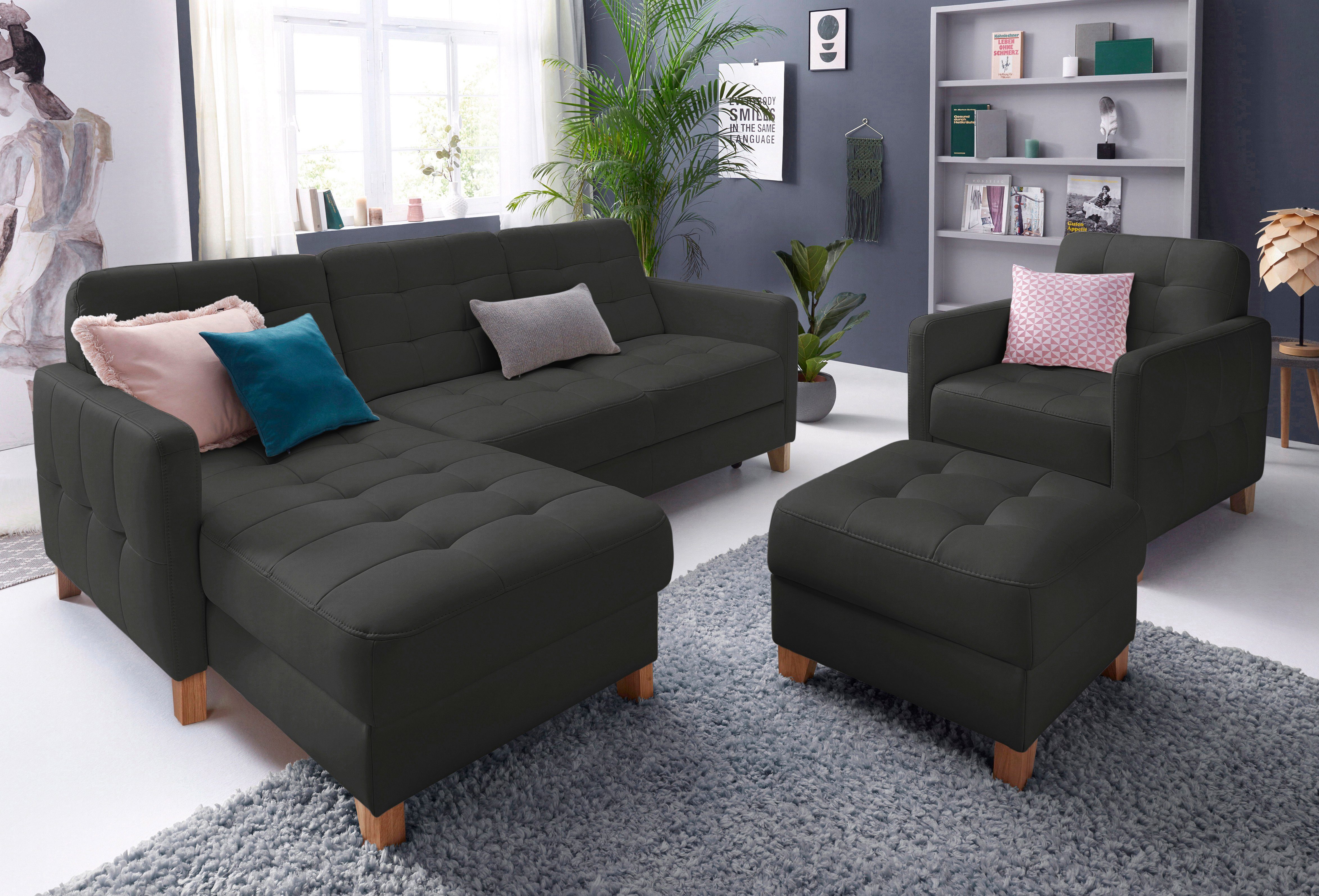 exxpo - sofa fashion Ecksofa Elio, wahlweise mit Bettfunktion