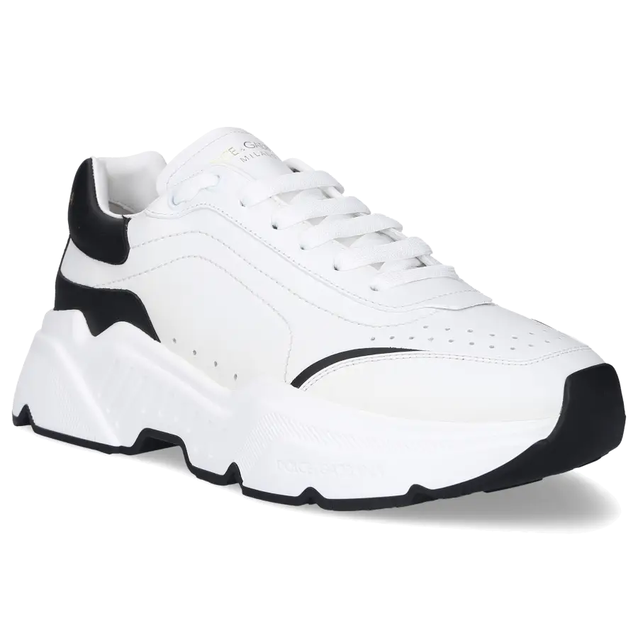Dolce & Gabbana - Sneaker low DAYMASTER Nappaleder - weiß