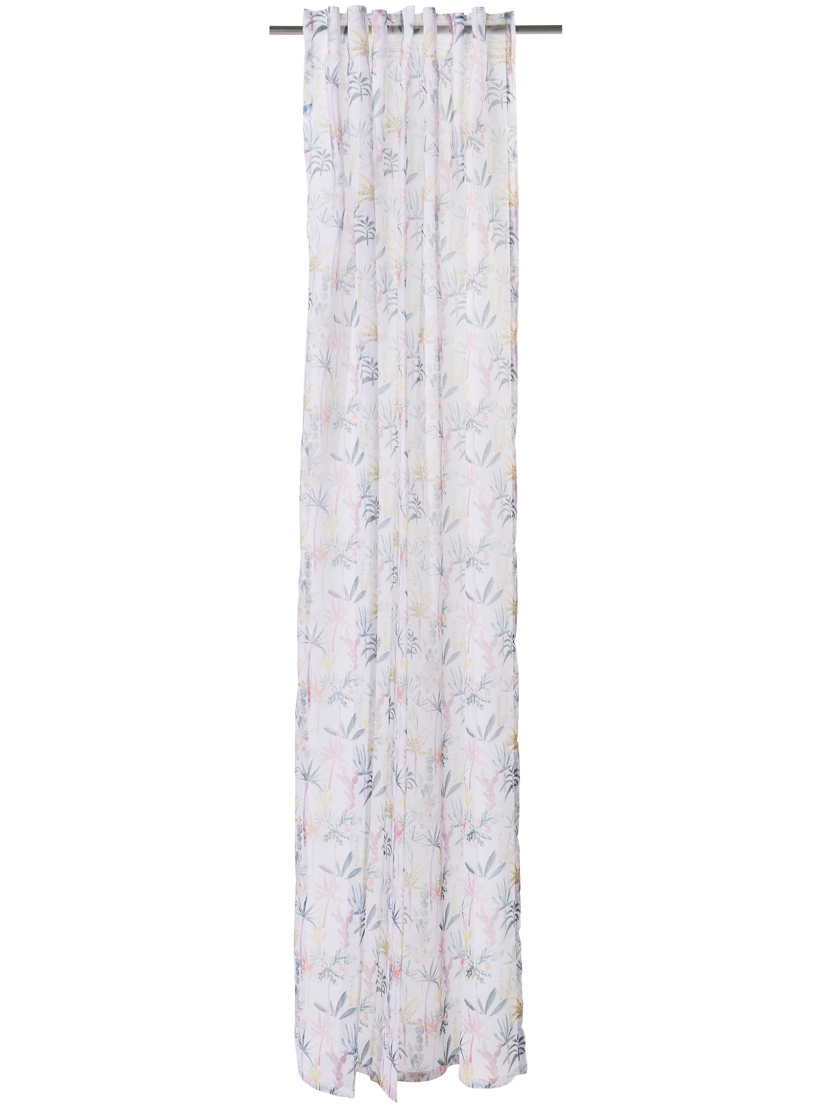 Tiana Vorhang mit Gardinenband, Multicolor