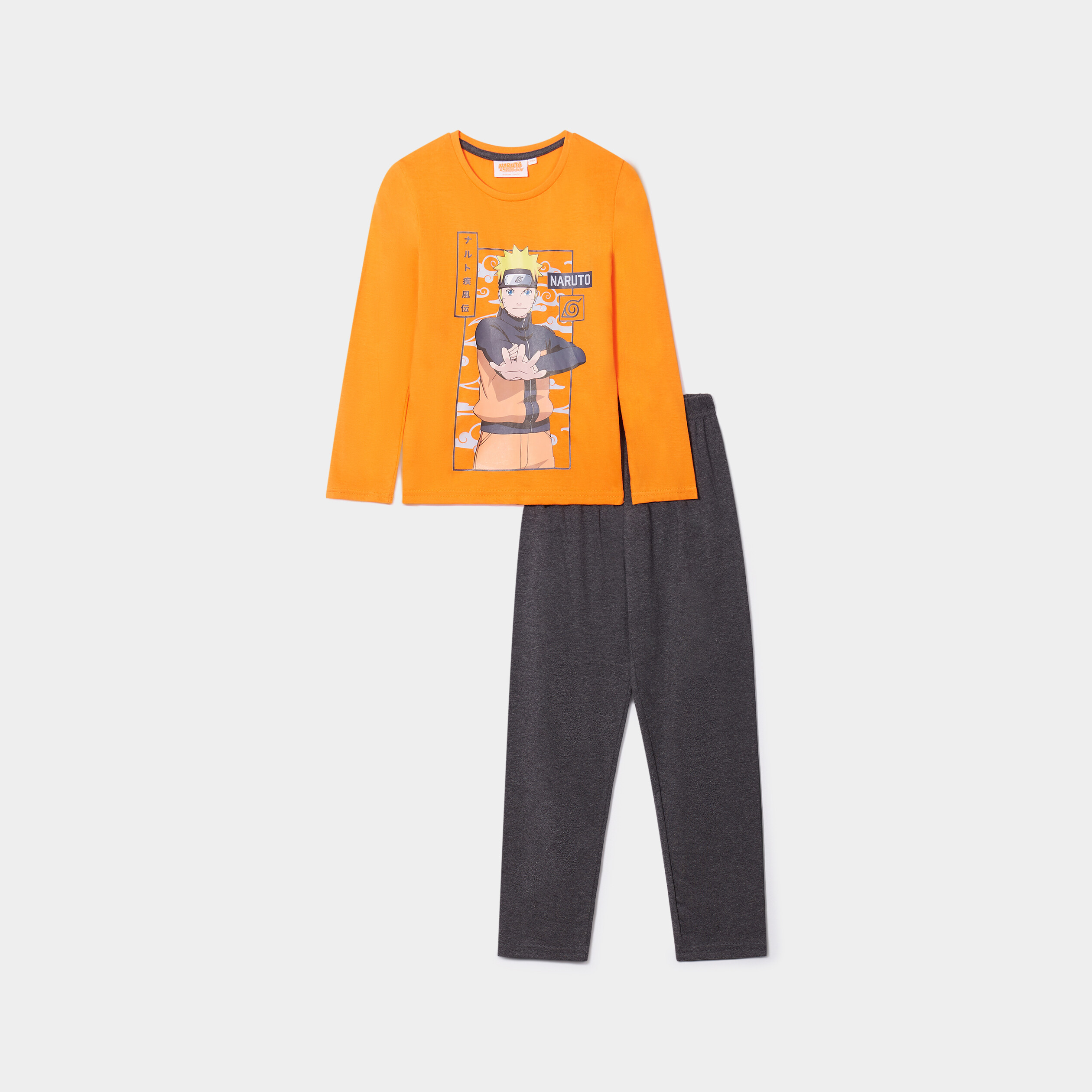 Ensemble pyjama pantalon Naruto orange garçon | La Halle