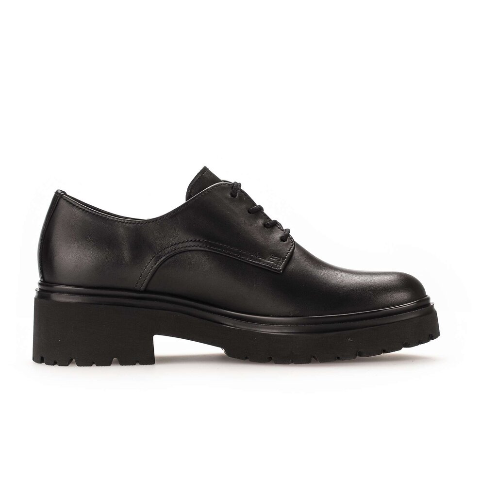 Gabor fashion Schnürschuh schwarz