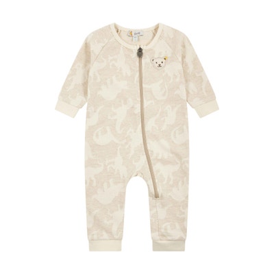 Strampler langarm, beige für Jungs