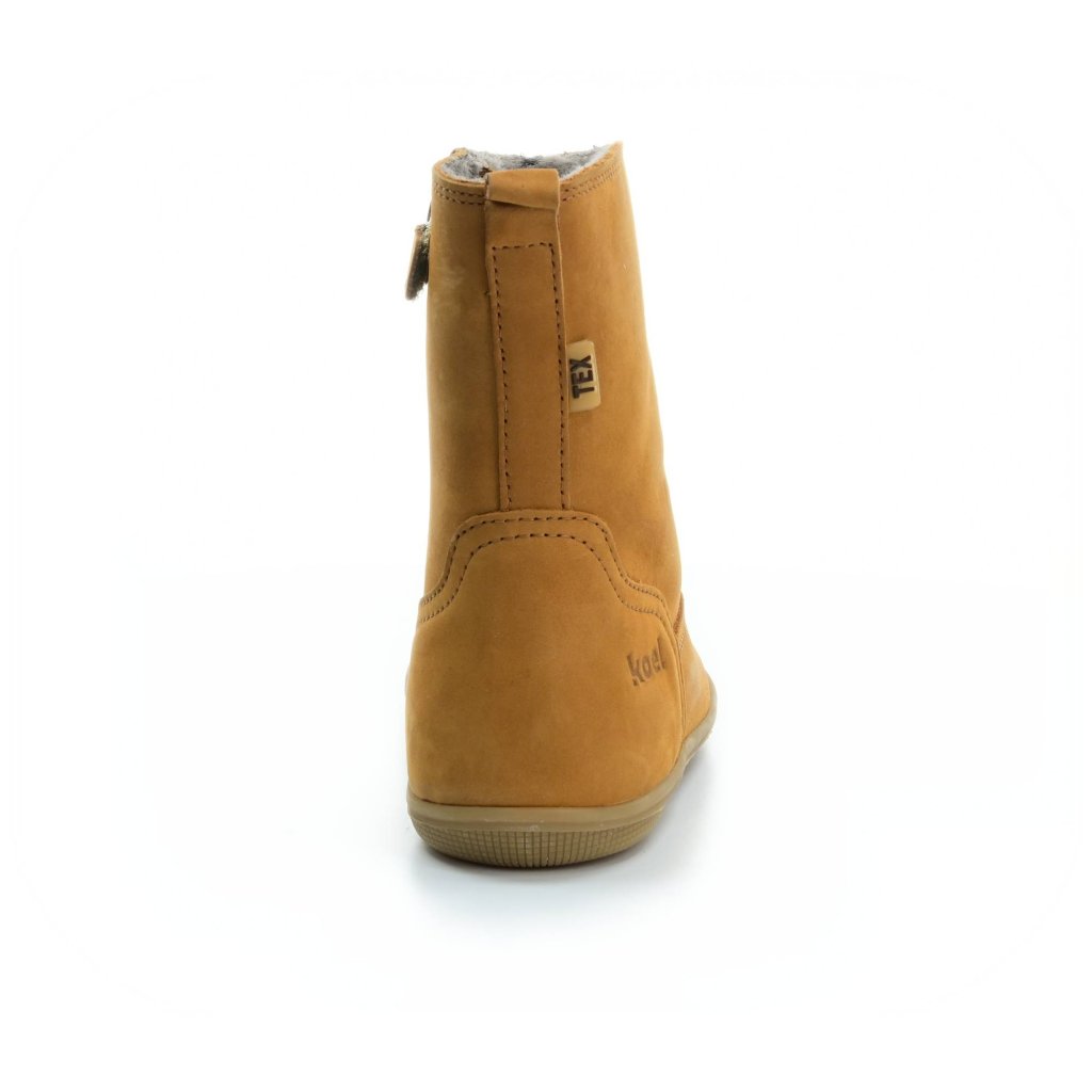 Koel4kids Eleanor TEX Wool Cognac 07T020.207-550 mit Wolle gefütterte Barfußhalbstiefel