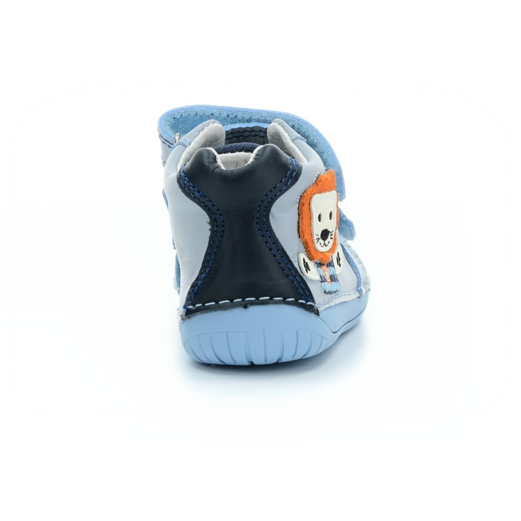 D.D.Step 381 Himmelblaue Barfuß-Stiefeletten (070)