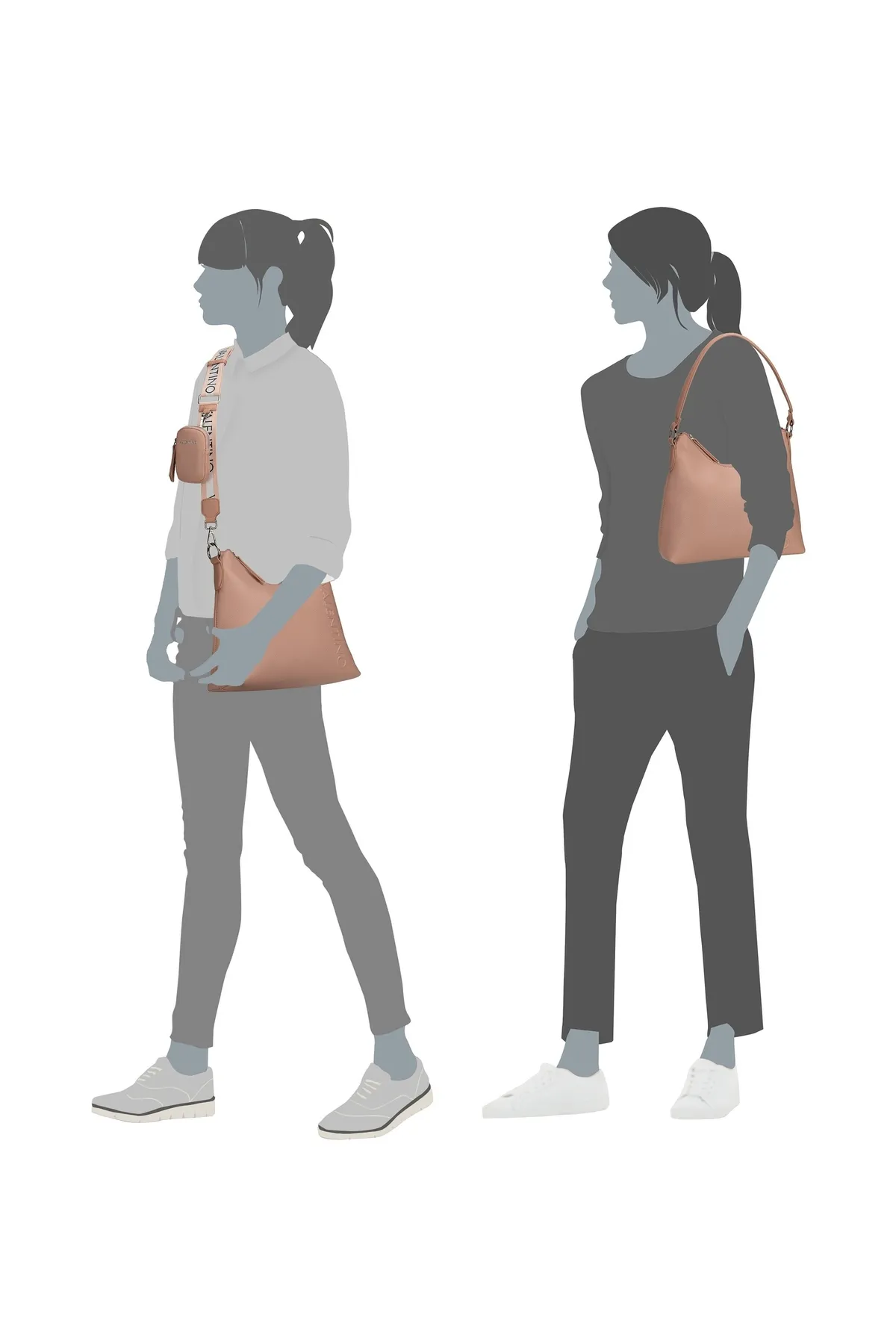 Valentino  Handtasche - Rosa - Unifarben