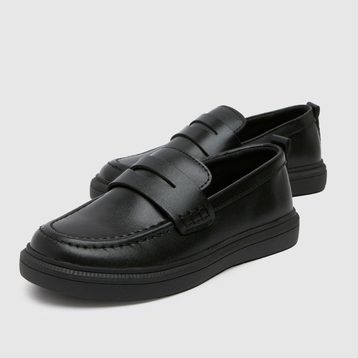 Schuh fekete Lincoln mokaszin fiú junior cipők
