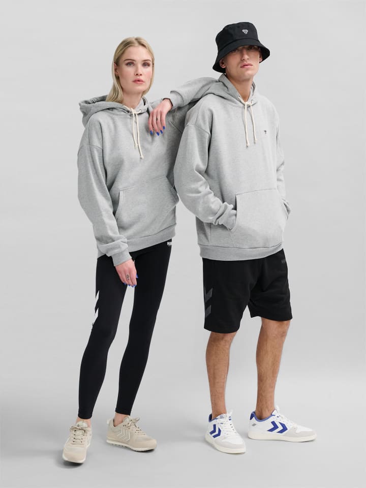 Hummel Hummel Verstellbare Taille Kapuzenpullover Hmlloose Erwachsene in GREY MELANGE günstig kaufen