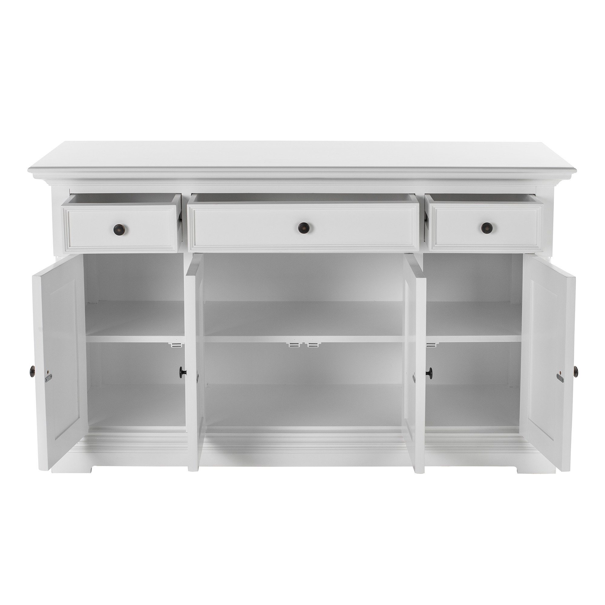 Novasolo Buffet Provence Buffetschrank mit 4 Türen und 3 Schubladen