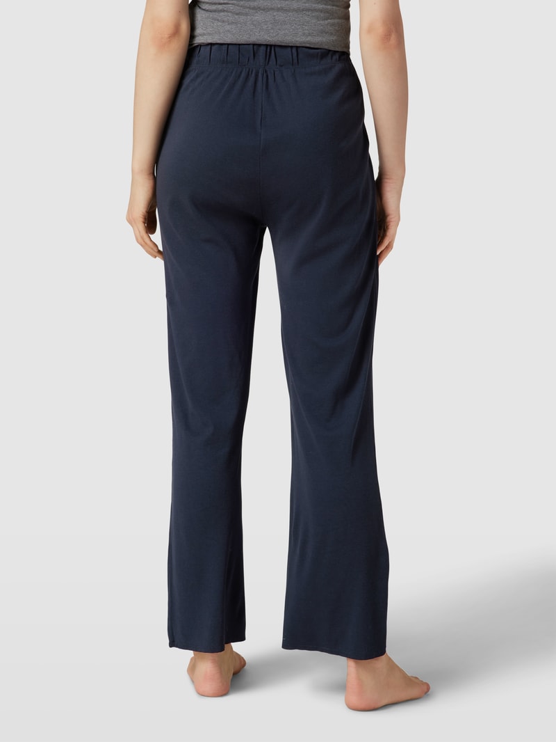 Pyjama-Hose mit elastischem Bund Modell 'Summer Sensation' in marineblau