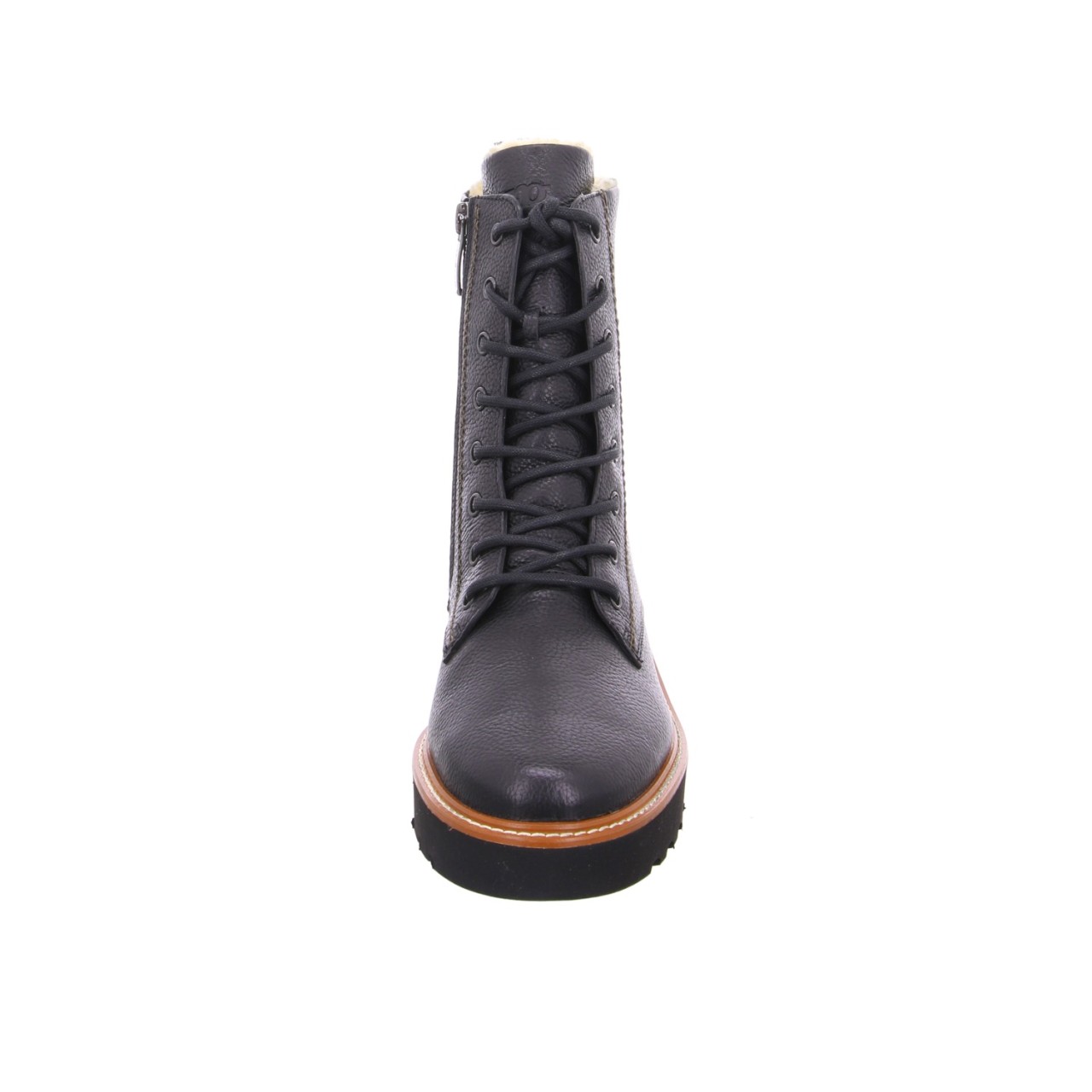PAUL GREEN Schnür-Stiefeletten schwarz