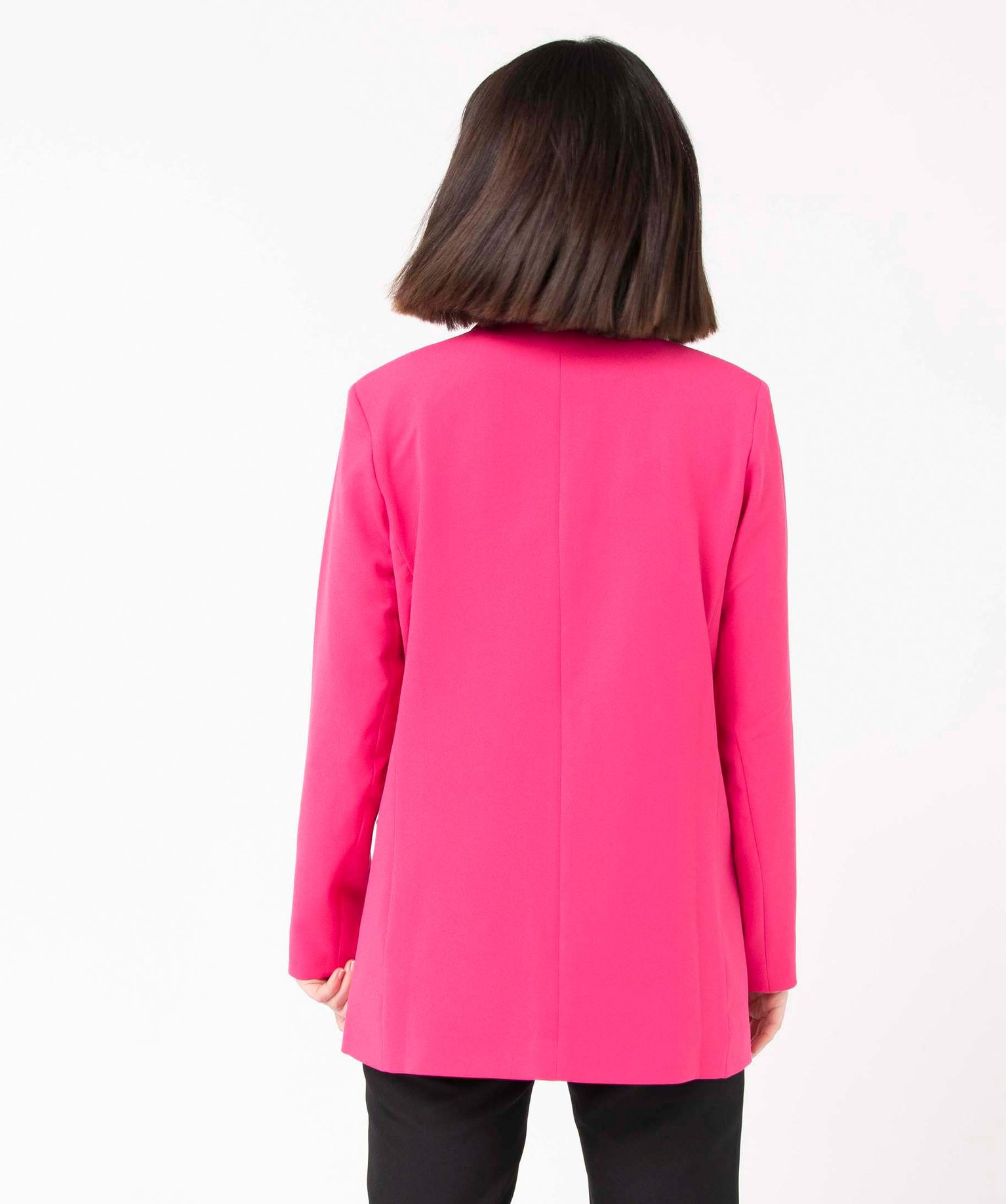 Veste blazer fermeture croisée femme rose | GEMO