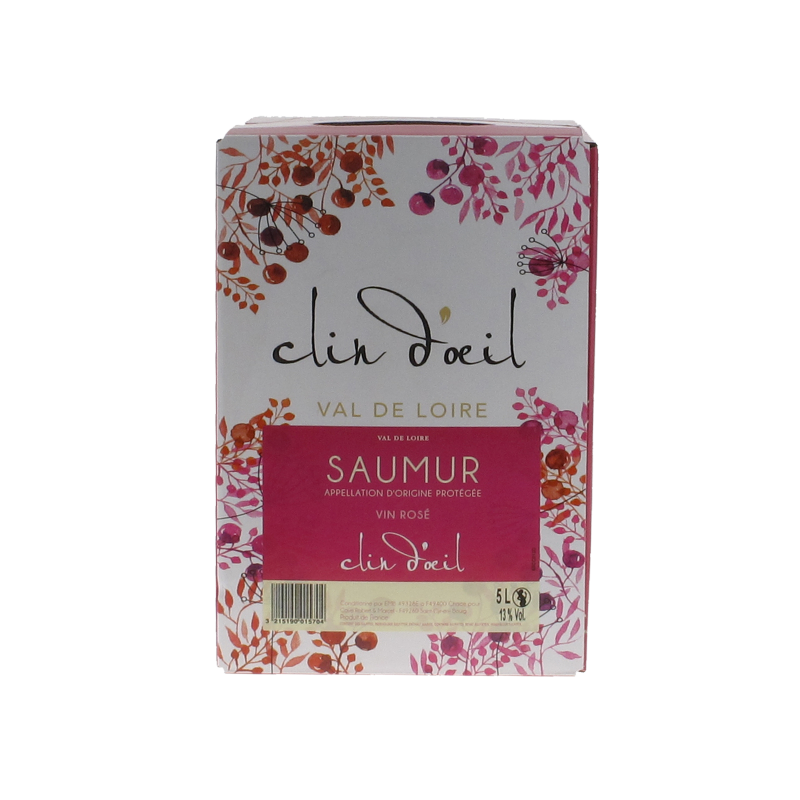 Cave De Saumur Clin D'oeil Rosé 5l