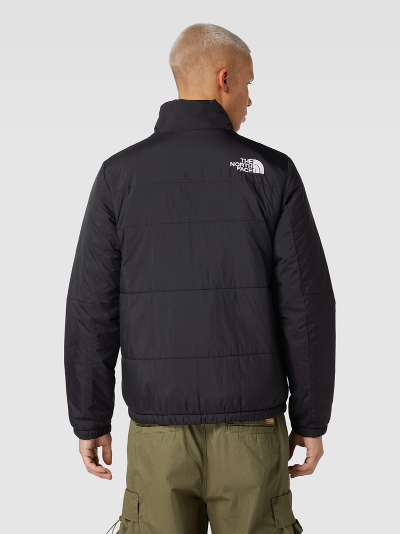 Steppjacke mit Label-Stitching Modell 'GOSEI' in schwarz