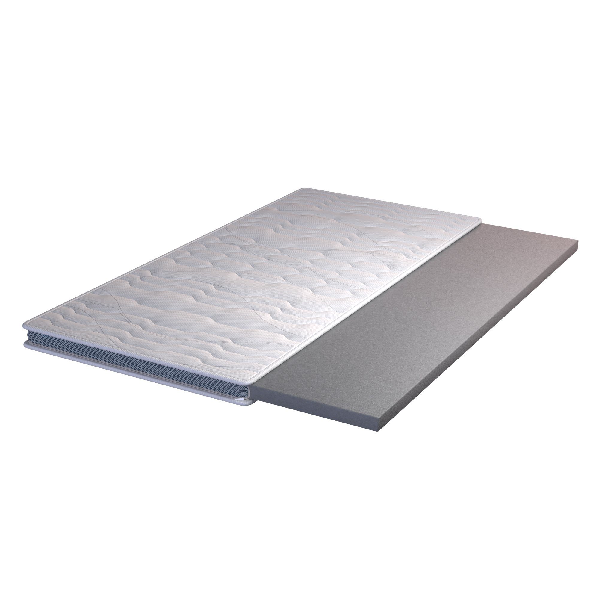 Topper, mein-schlafcenter, 9 cm hoch, Kaltschaum, (1-tlg), Der Matratzen-Topper ist in den gängigen Größen erhältlich und eignet sich für Boxspring-Betten oder klassische Matratzen-Schlafsysteme.