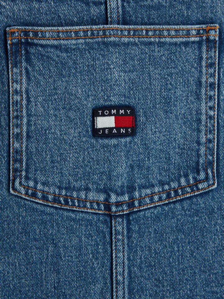 TOMMY JEANS Jeanskleid in Blau günstig kaufen