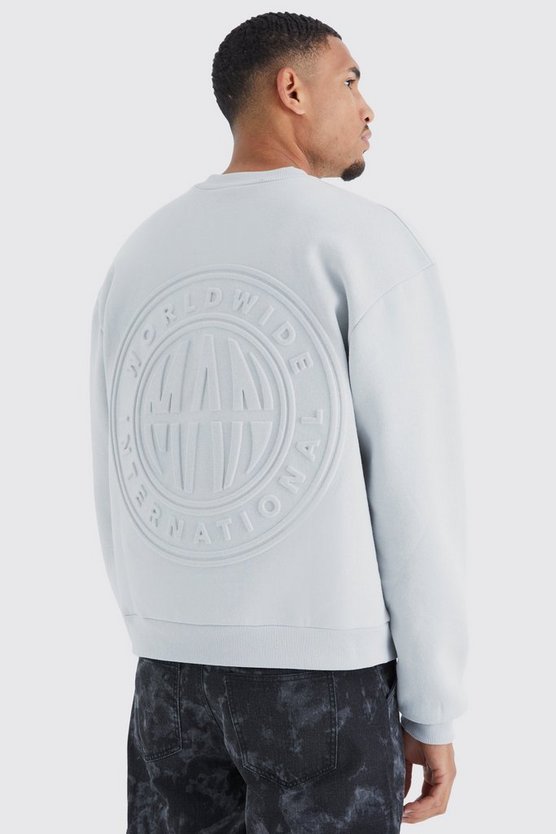 Tall kastiges Oversize Sweatshirt