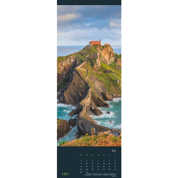 GEO WEGE 2024 - WAND-KALENDER - REISE-KALENDER - Kalender