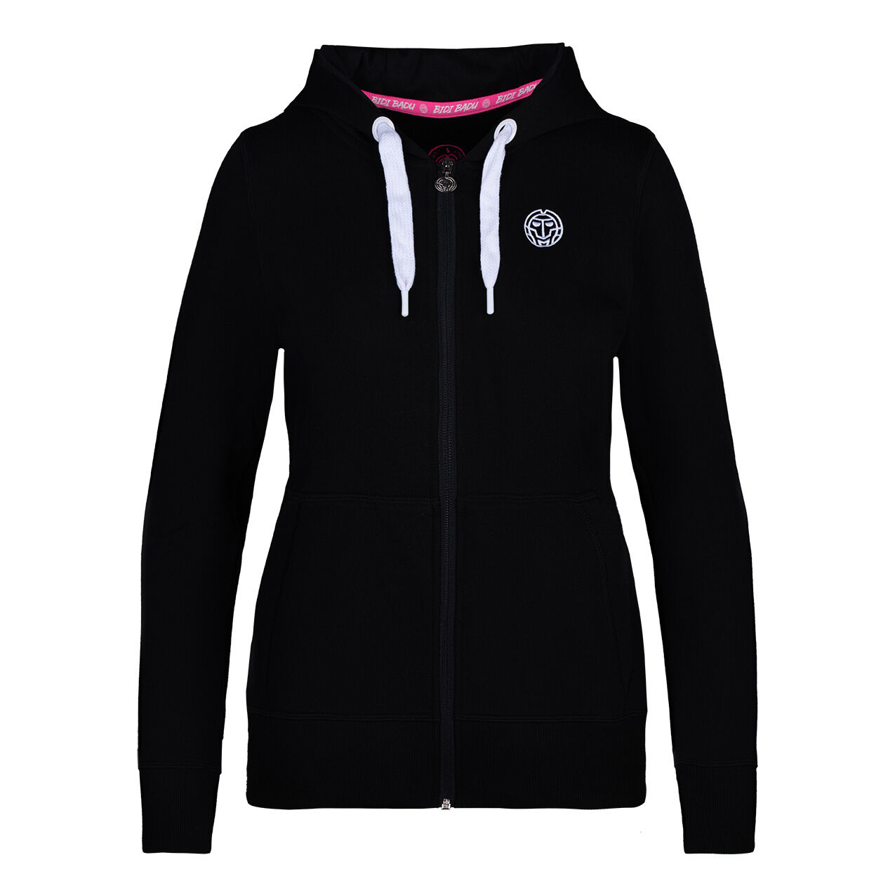 Moana Basic Trainingsjacke Damen - Schwarz, Weiß