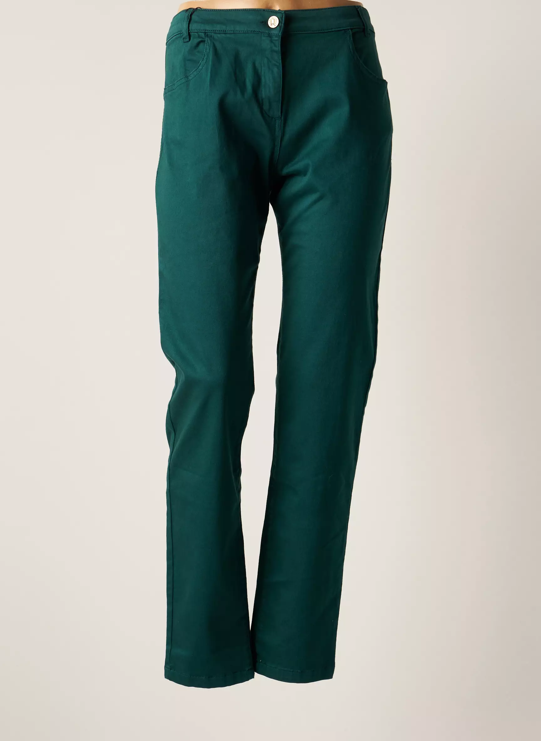 Thalassa Pantalons Slim Femme couleur vert