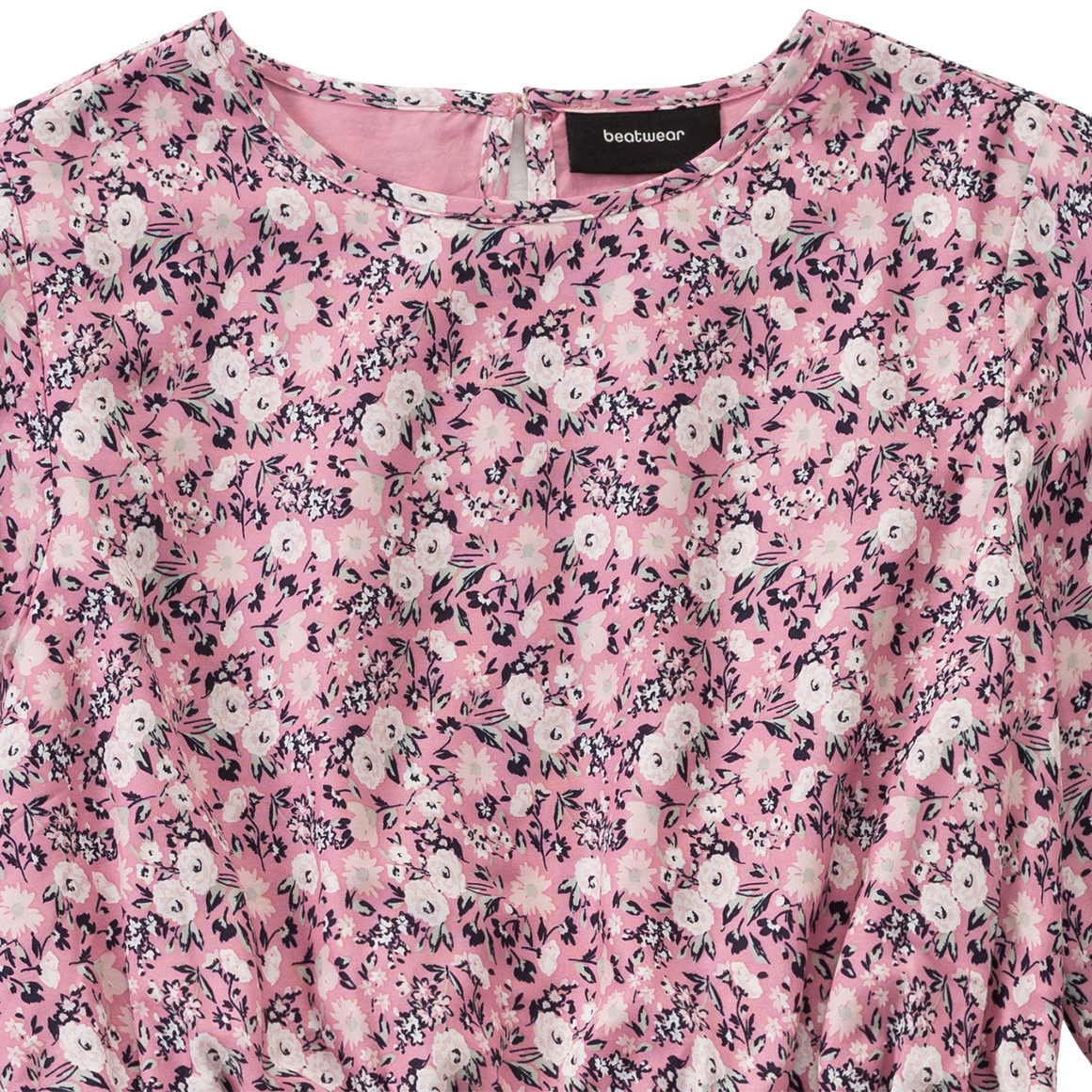 Mädchen Kleid mit floralem Allover-Print