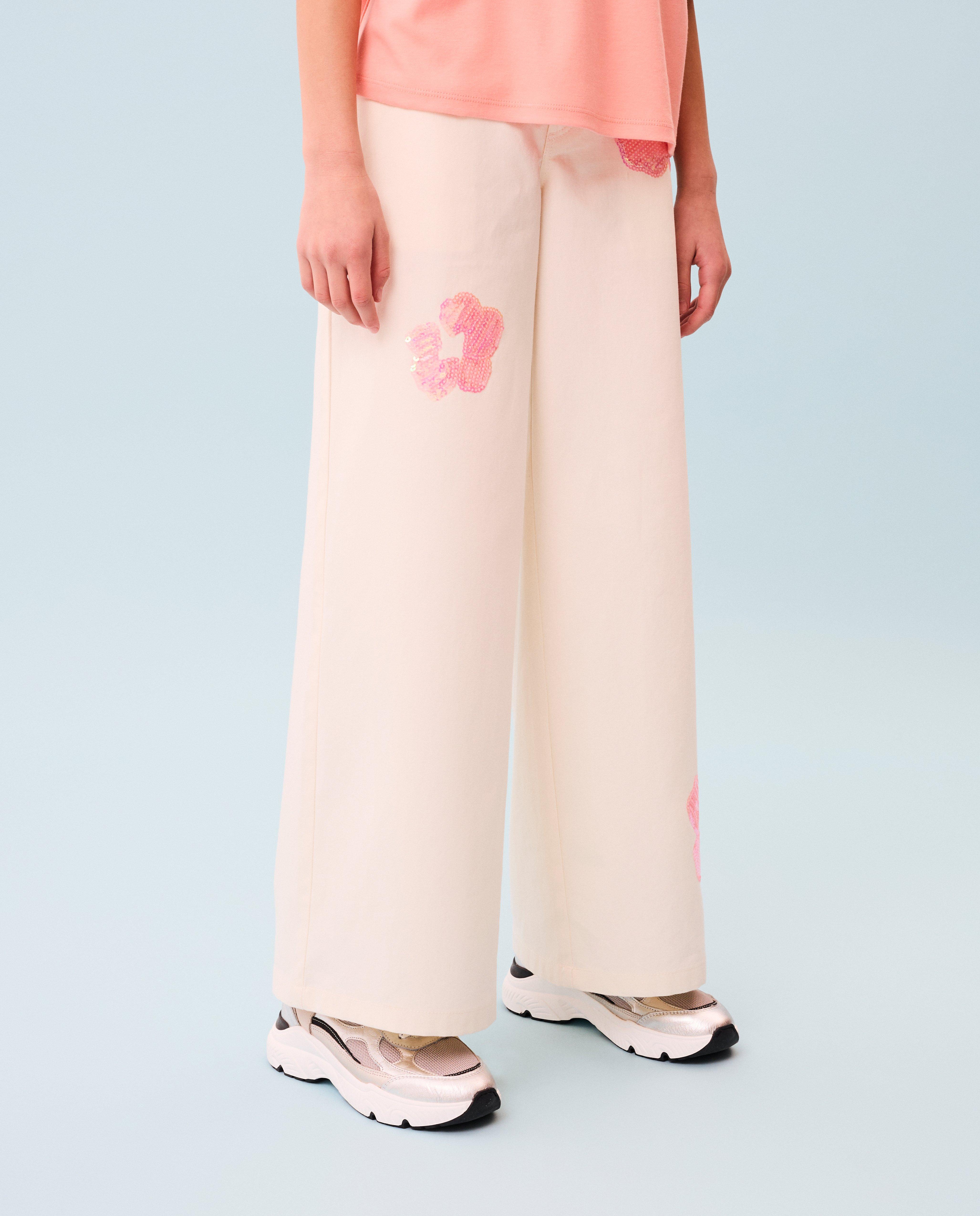 Pantaloni CKS cu paiete, Ocazii speciale albi