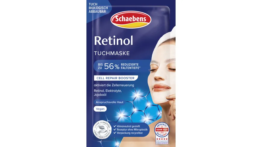 Schaebens Retinol Tuchmaske