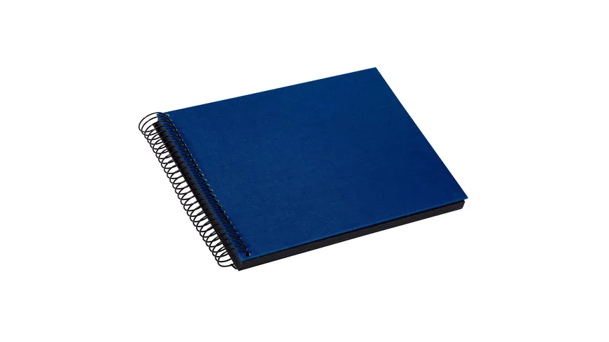 goldbuch Spiralalbum Bella Vista blau mit schwarzen Seiten, 17x23 cm
