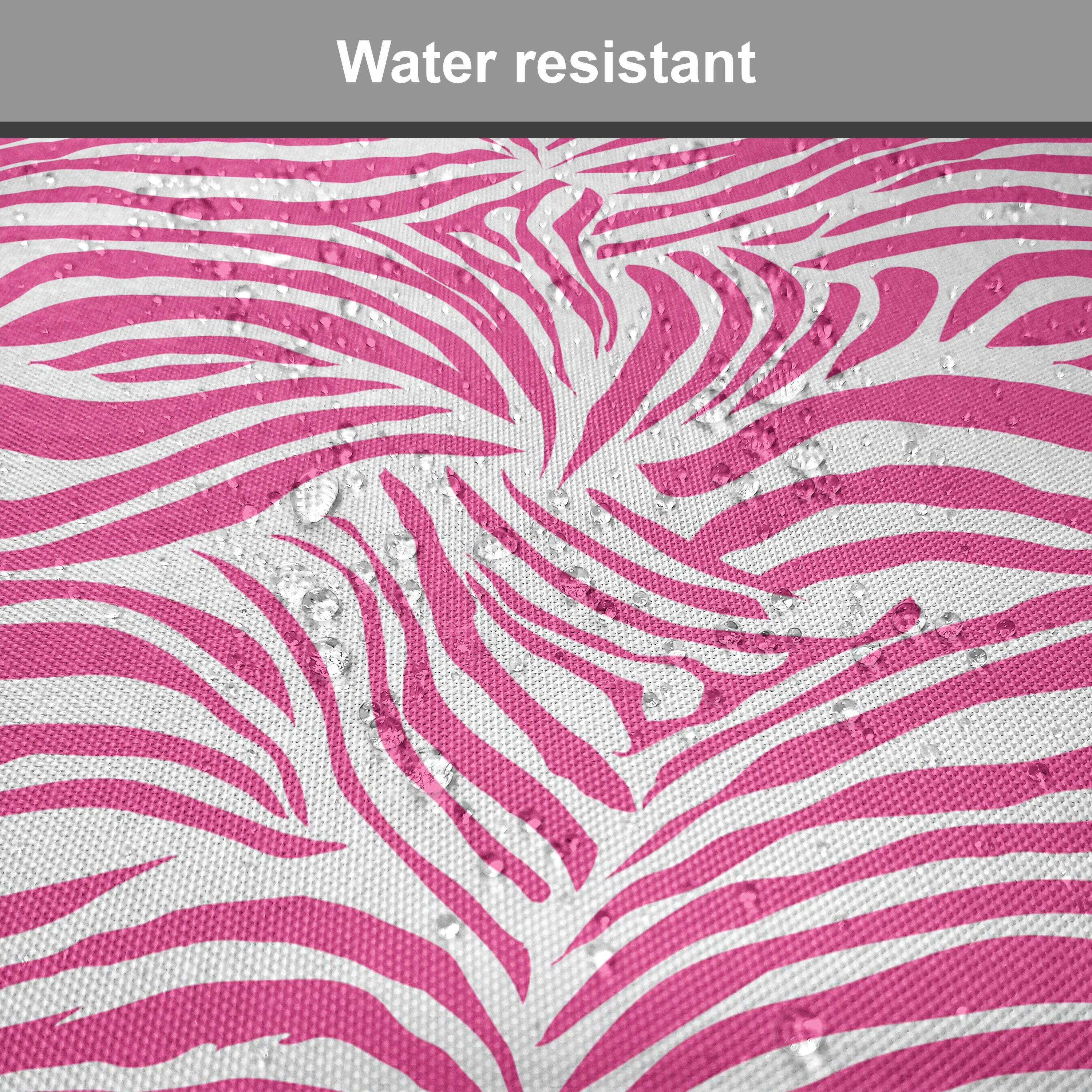 Abakuhaus Stuhlkissen Dekoratives wasserfestes Kissen mit Riemen für Küchensitze, Tier Safari Zebra-Streifen