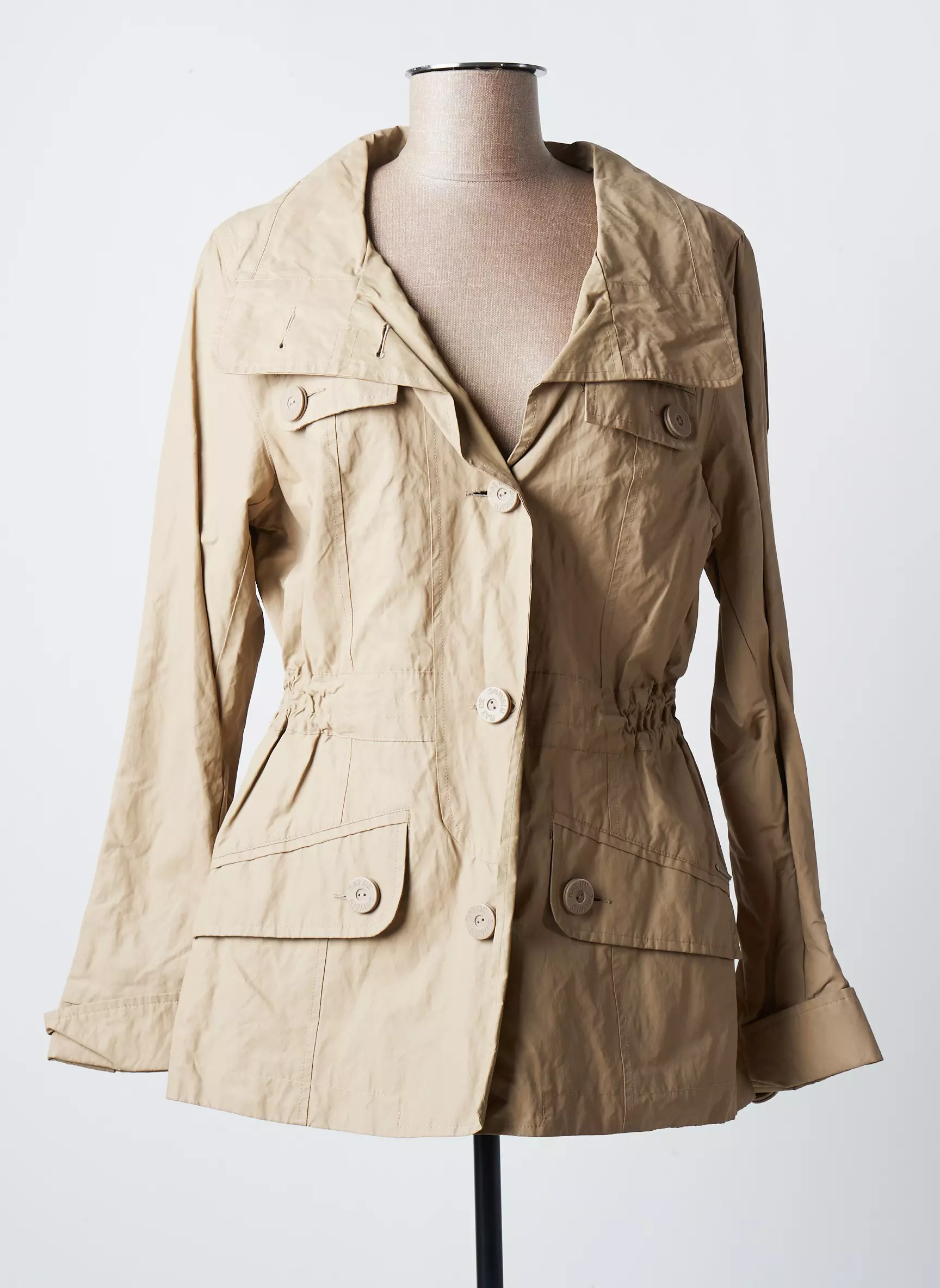 Mat De Misaine Parkas Femme couleur beige