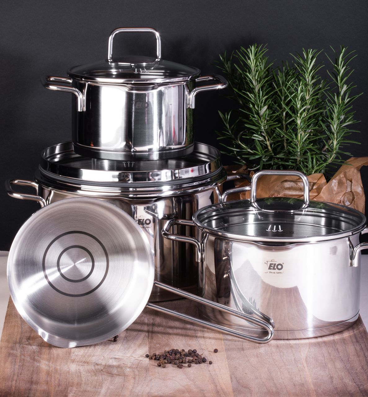 ELO Topfset 4-teilig Smart Steam