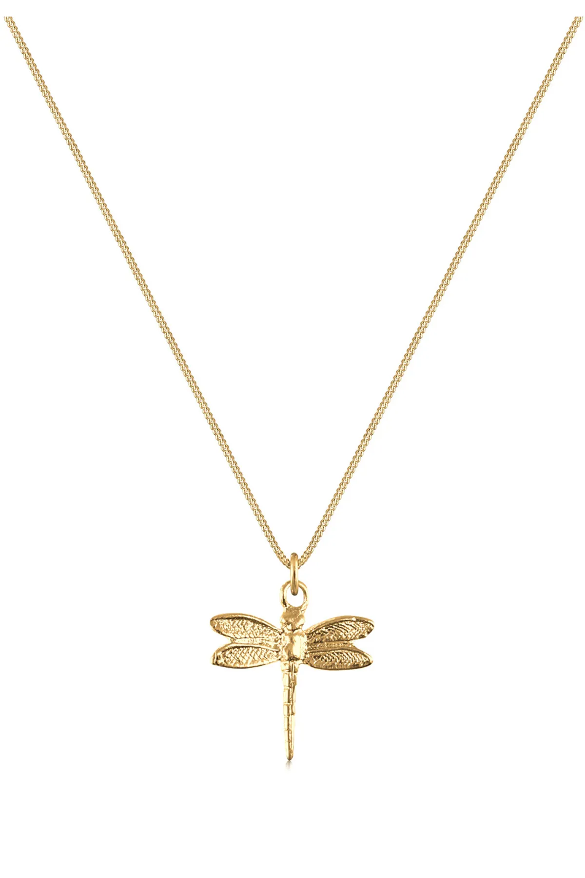 ELLI  Halskette Libelle Panzerkette Tier Trend 925 Sterling Silber
