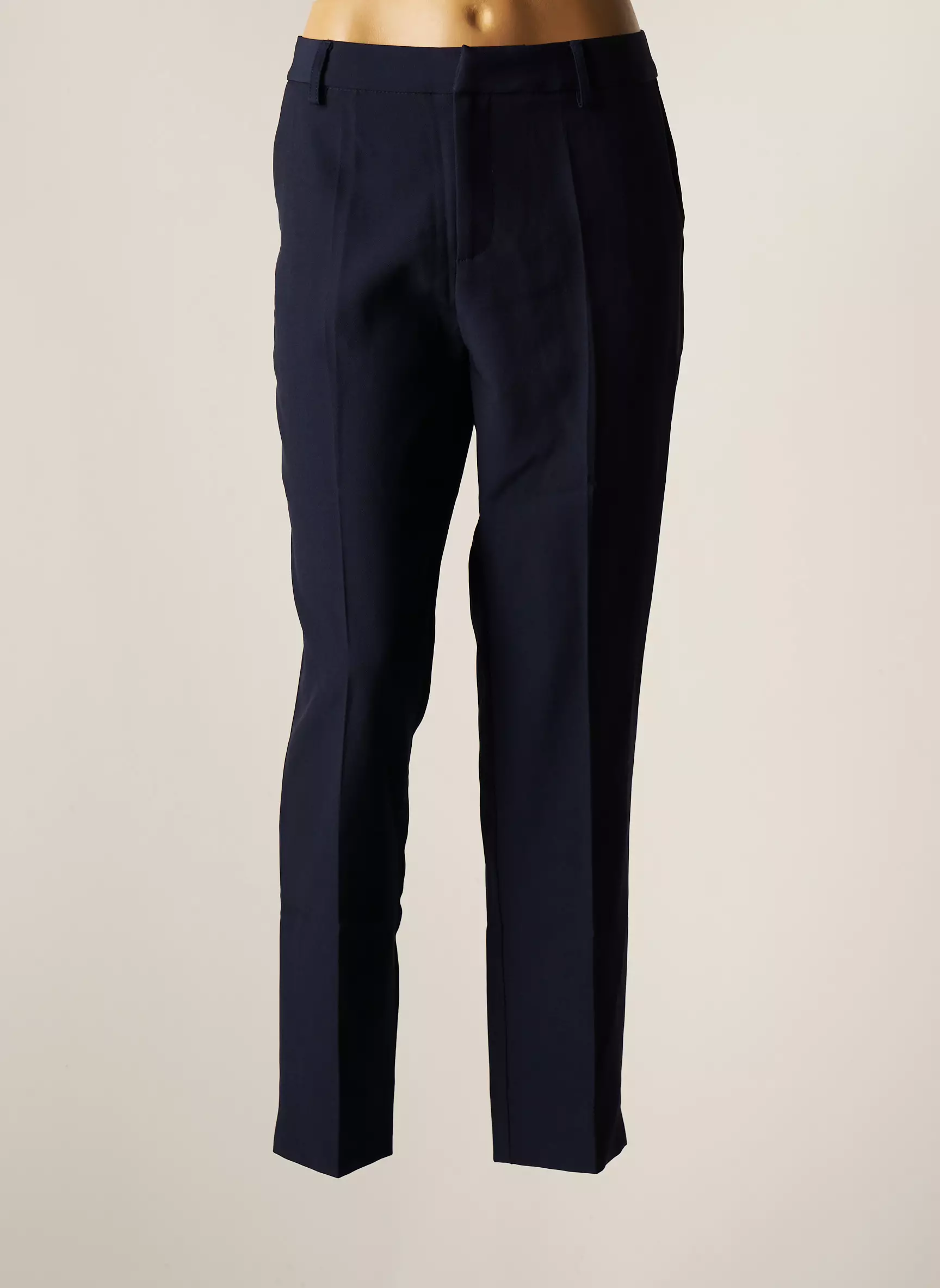 Attentif Pantalons Chino Femme couleur bleu
