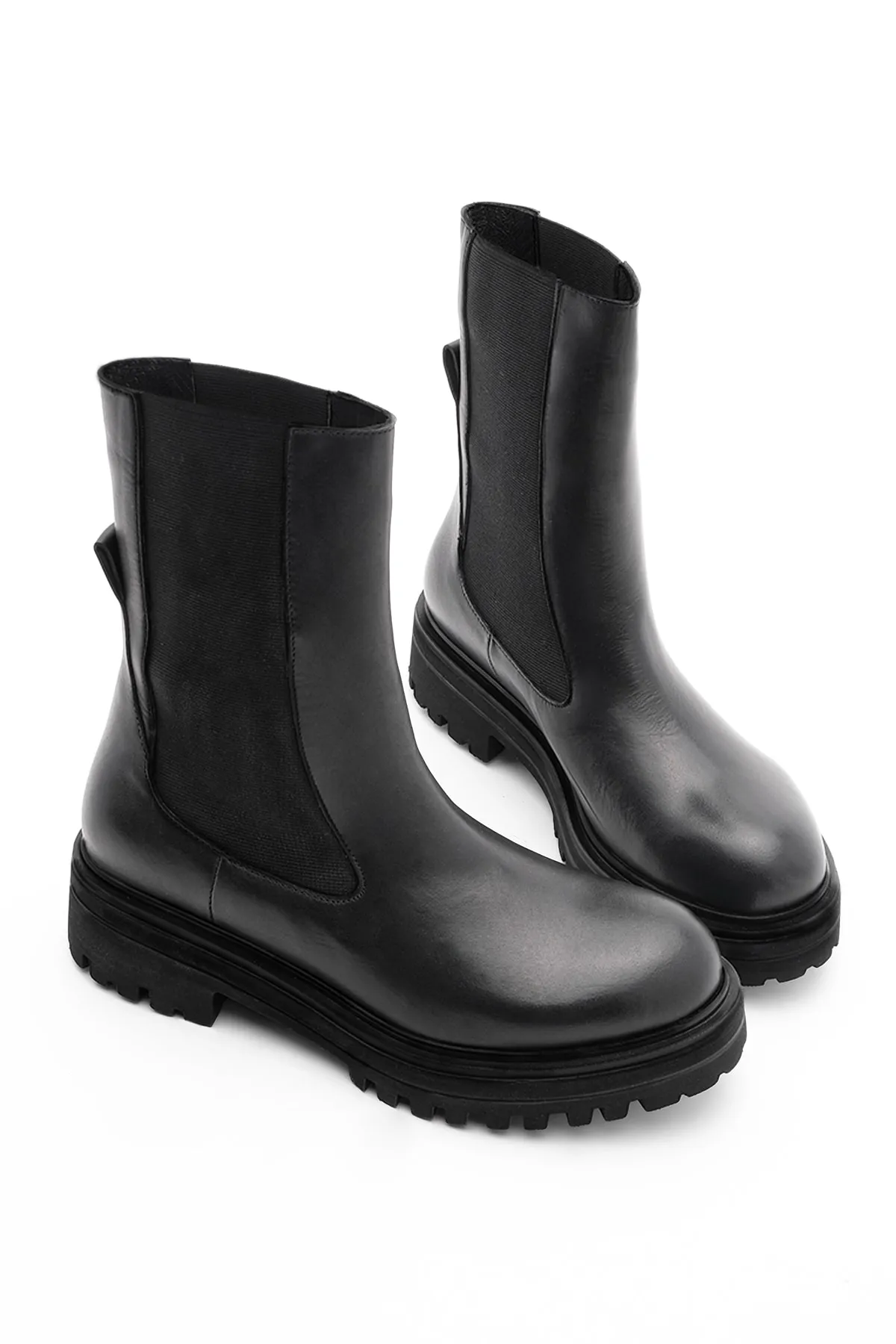 Marjin  Stiefelette - Schwarz - Flacher Absatz