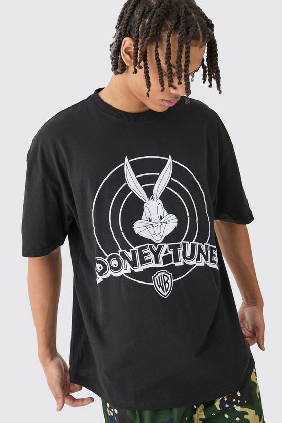 Oversize T-Shirt mit lizenziertem Looney Tunes Print