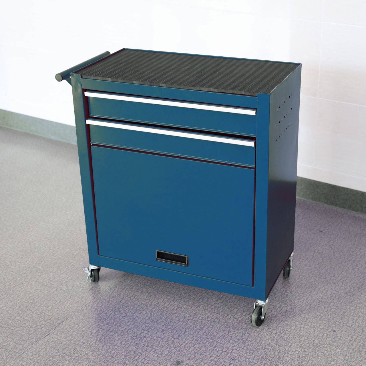 Tech Craft Tech Craft 2 in 1 Werkstattwagen - blau, 7 Schubladen
