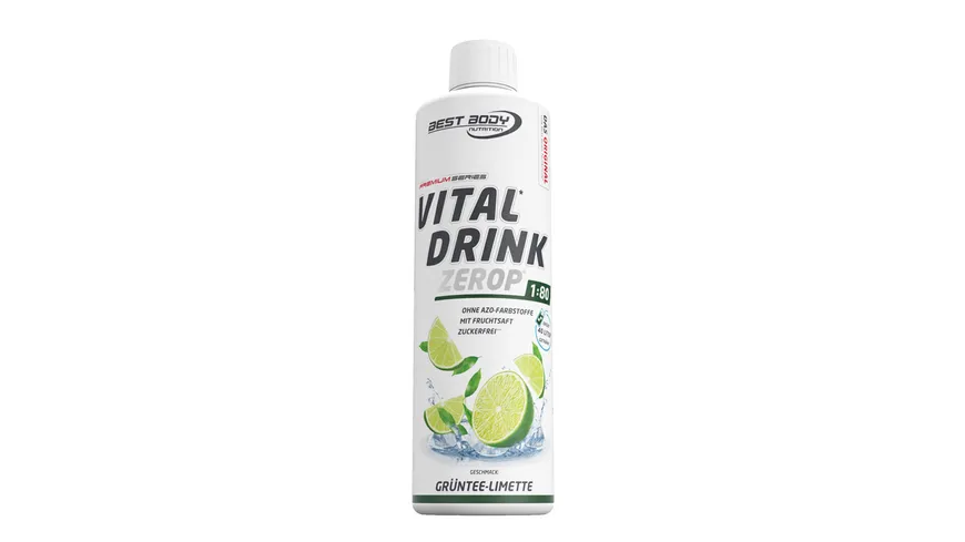 BEST BODY VitalDrink Getränkekonzentrat Grüntee Limette 500 ml