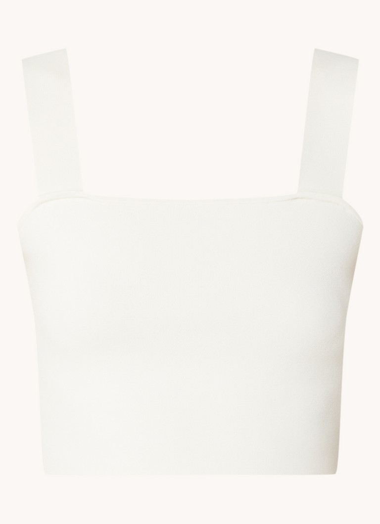 Maje Fine-knit crop top